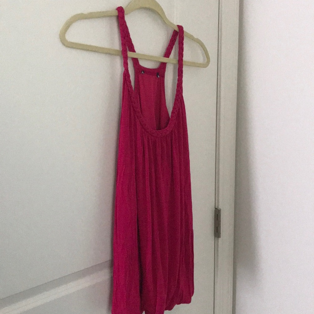 hot pink tank top